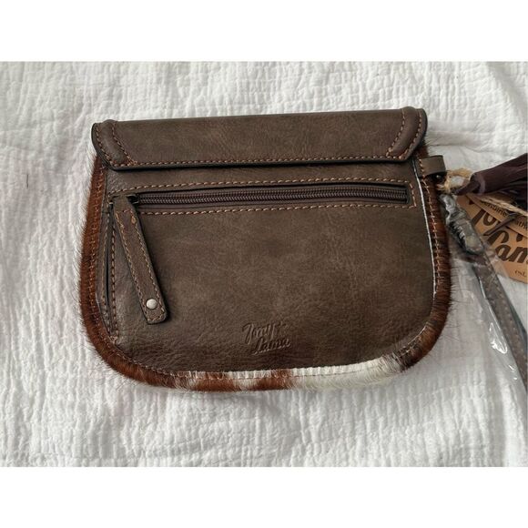 Tony Lama Western Brindle Cowhide Hair Wristlet Wallet NEW NWT - Picture 5 of 6